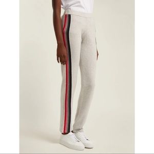 Allude soft wool lounge track pants, large